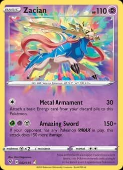Zacian — Vivid Voltage — Amazing Rare