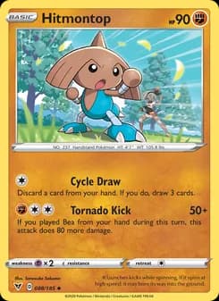 Hitmontop — Vivid Voltage — Uncommon