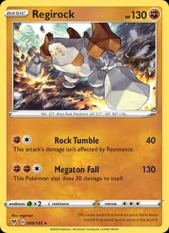 Regirock — Vivid Voltage — Holo Rare