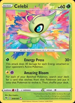 Celebi — Vivid Voltage — Amazing Rare