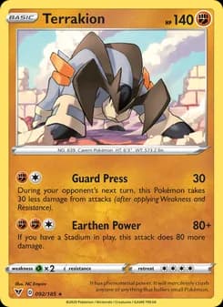 Terrakion — Vivid Voltage — Rare