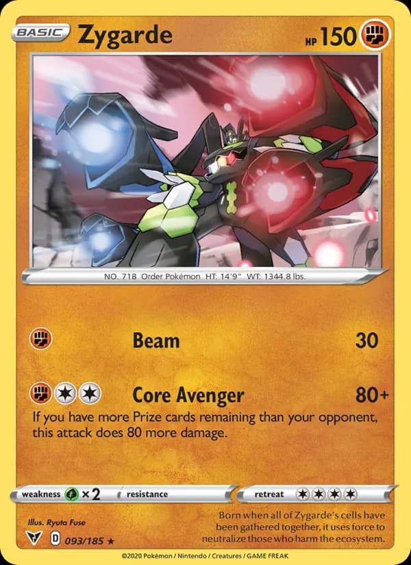 Zygarde — Vivid Voltage, Holo Rare