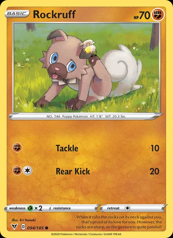 Rockruff — Vivid Voltage, Common