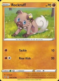 Rockruff — Vivid Voltage — Common