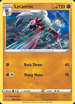 Lycanroc — Vivid Voltage — Rare