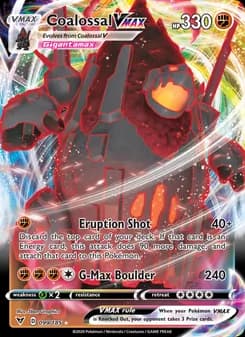 Coalossal VMAX — Vivid Voltage — Holo Rare VMAX