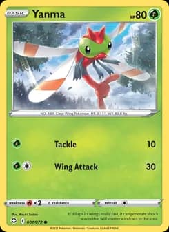 Yanma — Shining Fates — Common
