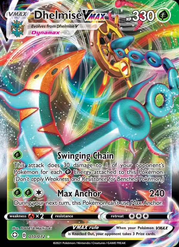 Dhelmise VMAX — Shining Fates, Ultra Rare