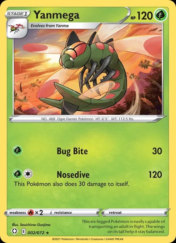 Yanmega — Shining Fates, Rare