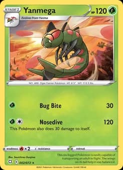 Yanmega — Shining Fates — Rare