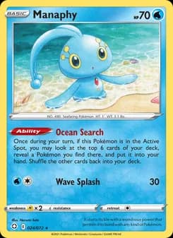 Manaphy — Shining Fates — Rare