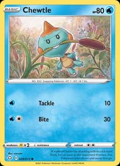 Chewtle — Shining Fates — Common