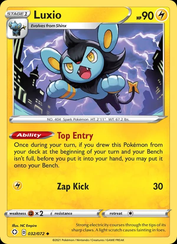 Luxio — Shining Fates, Uncommon