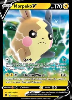 Morpeko V — Shining Fates — Holo Rare V