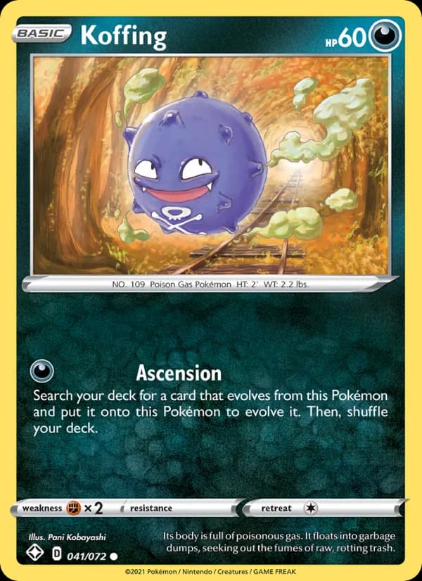 Koffing — Shining Fates, Common