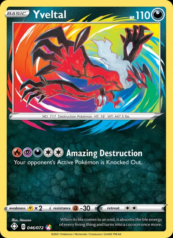 Yveltal — Shining Fates, Amazing Rare