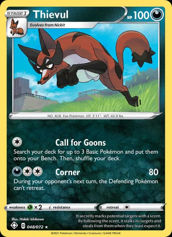 Thievul — Shining Fates, Holo Rare
