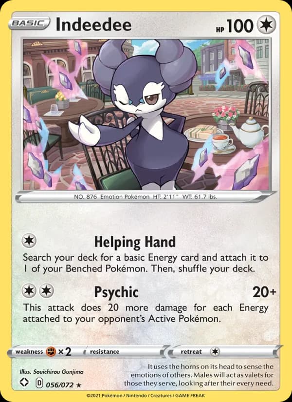Indeedee — Shining Fates, Holo Rare