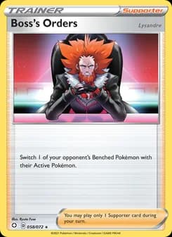 Boss's Orders (Lysandre) — Shining Fates — Rare