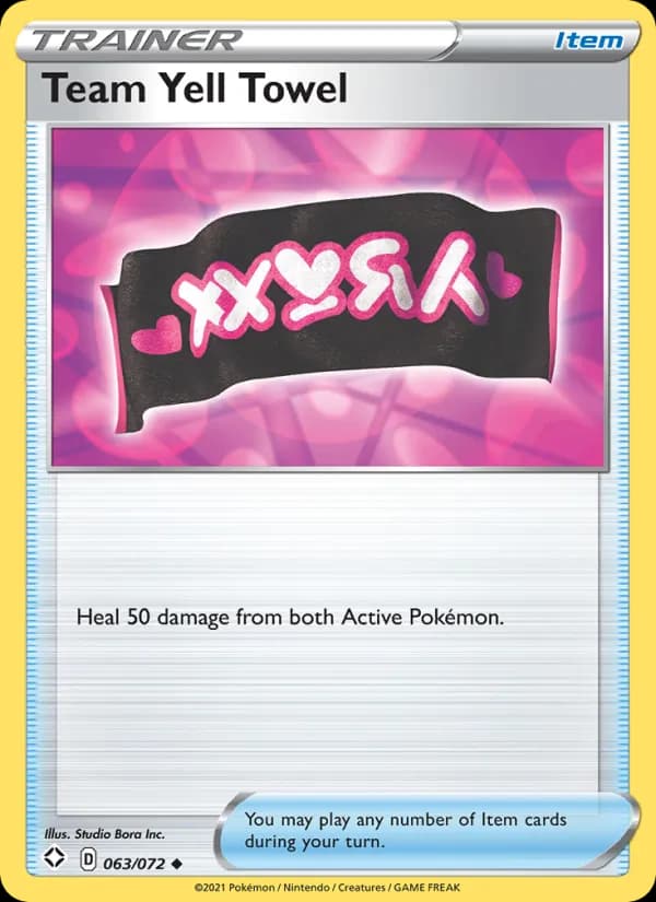 Team Yell Towel — Shining Fates, Uncommon