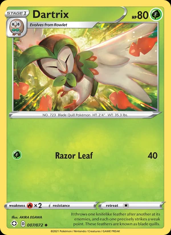 Dartrix — Shining Fates, Uncommon