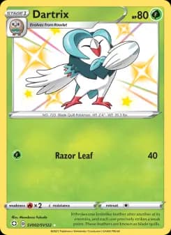 Dartrix — Shining Fates — Shiny rare