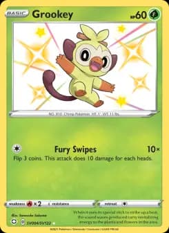 Grookey — Shining Fates — Shiny rare