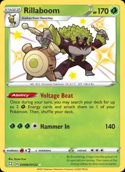 Rillaboom — Shining Fates — Shiny rare