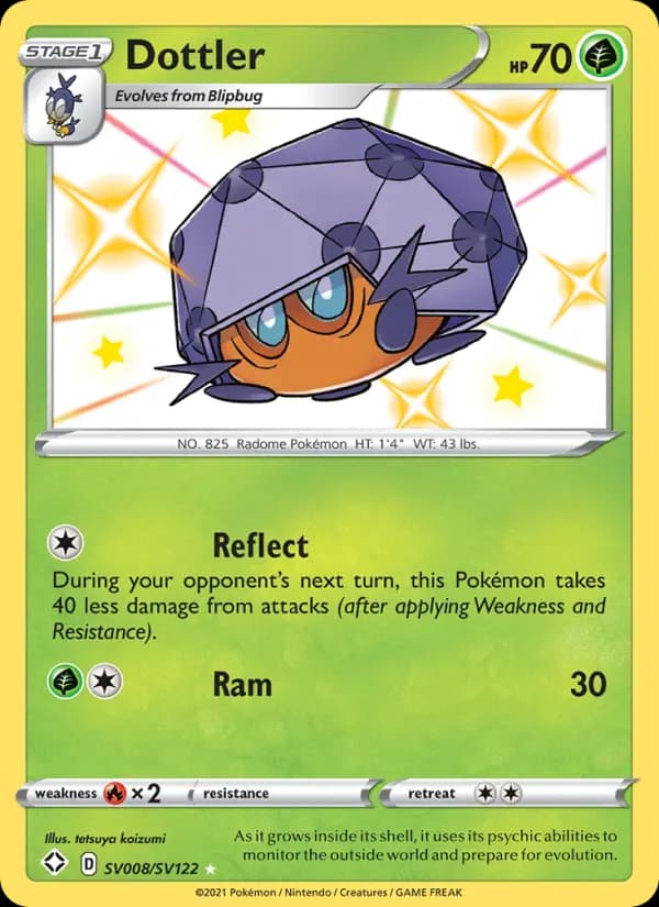 Dottler — Shining Fates, Shiny rare