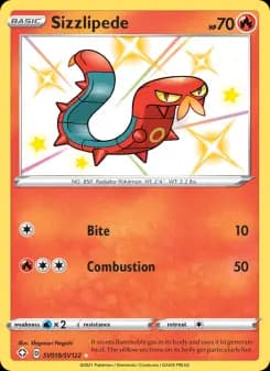 Sizzlipede — Shining Fates — Shiny rare