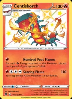 Centiskorch — Shining Fates — Shiny rare