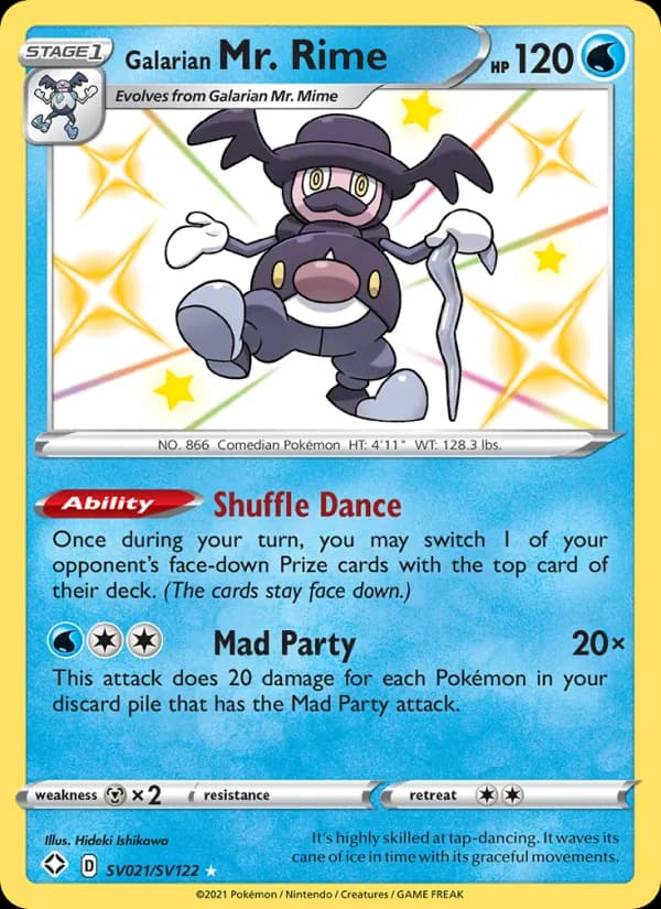 Galarian Mr. Rime — Shining Fates, Shiny rare