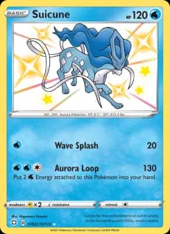 Suicune — Shining Fates — Shiny rare