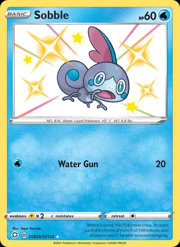 Sobble — Shining Fates, Shiny rare