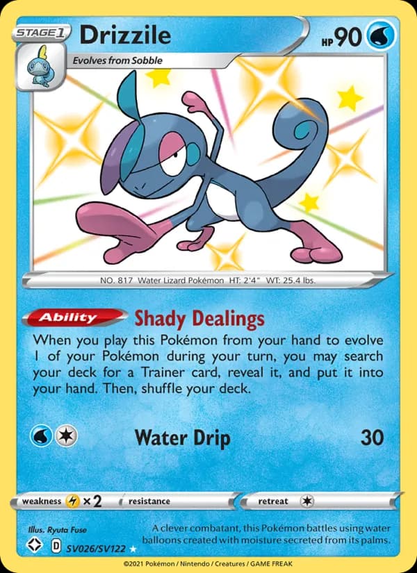 Drizzile — Shining Fates, Shiny rare