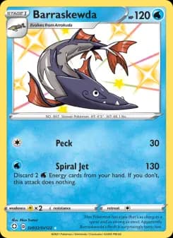 Barraskewda — Shining Fates — Shiny rare