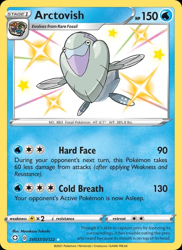 Arctovish — Shining Fates, Shiny rare
