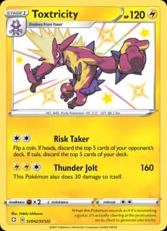Toxtricity — Shining Fates — Shiny rare