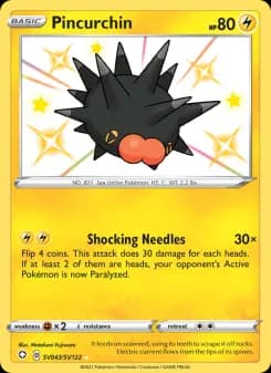 Pincurchin — Shining Fates — Shiny rare