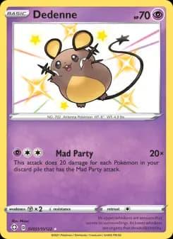 Dedenne — Shining Fates — Shiny rare