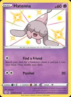 Hatenna — Shining Fates — Shiny rare