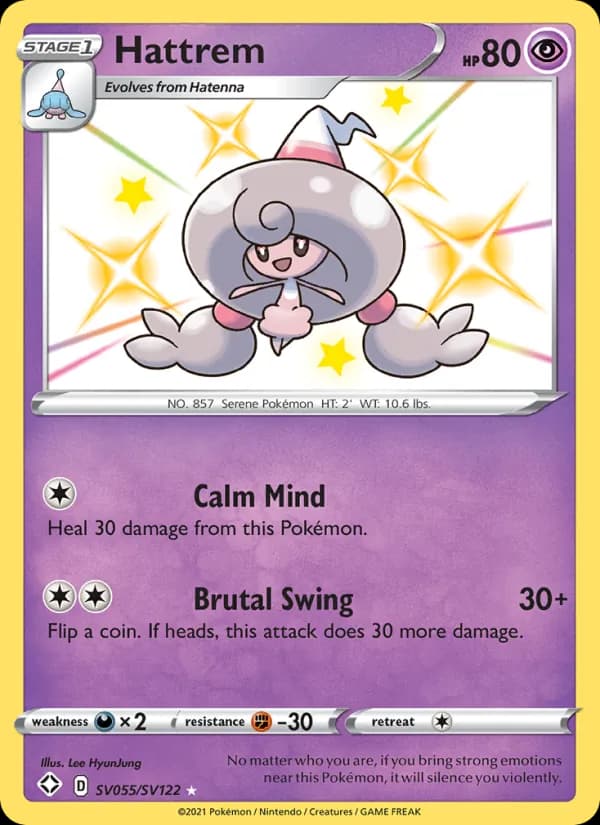 Hattrem — Shining Fates, Shiny rare