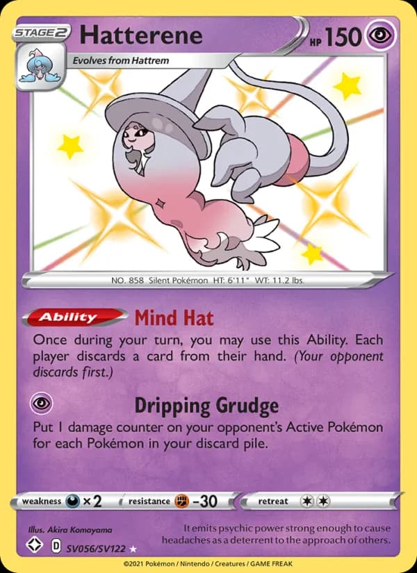 Hatterene — Shining Fates, Shiny rare
