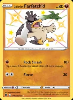 Galarian Farfetch'd — Shining Fates — Shiny rare