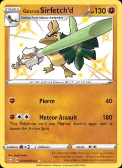 Galarian Sirfetch'd — Shining Fates — Shiny rare