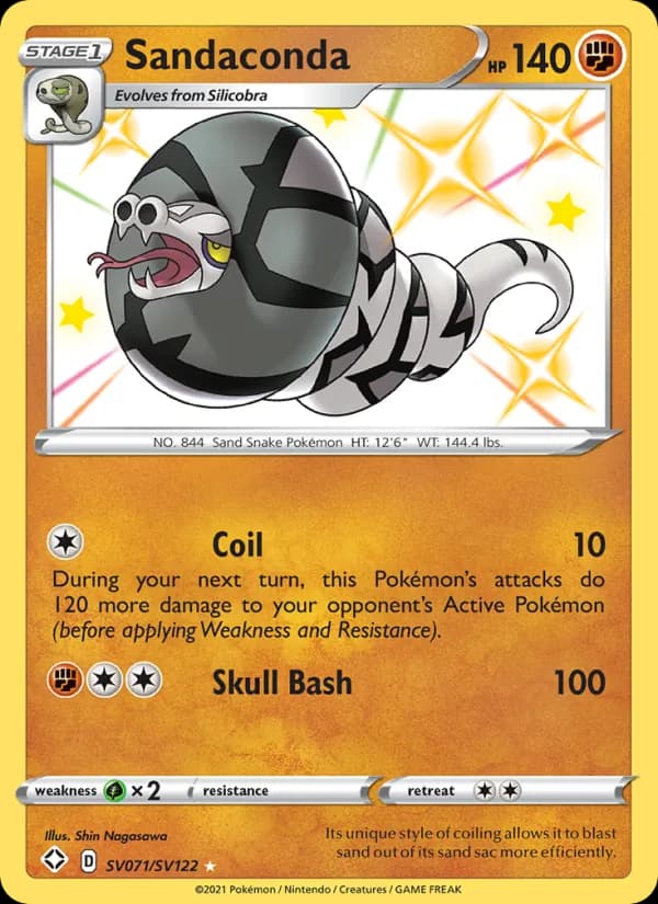 Sandaconda — Shining Fates, Shiny rare