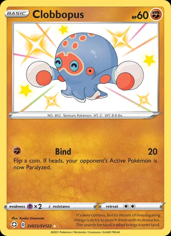 Clobbopus — Shining Fates, Shiny rare