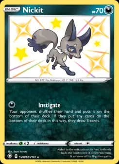 Nickit — Shining Fates — Shiny rare