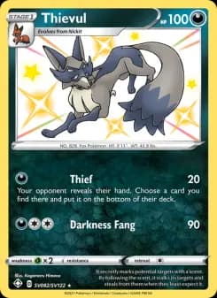 Thievul — Shining Fates — Shiny rare