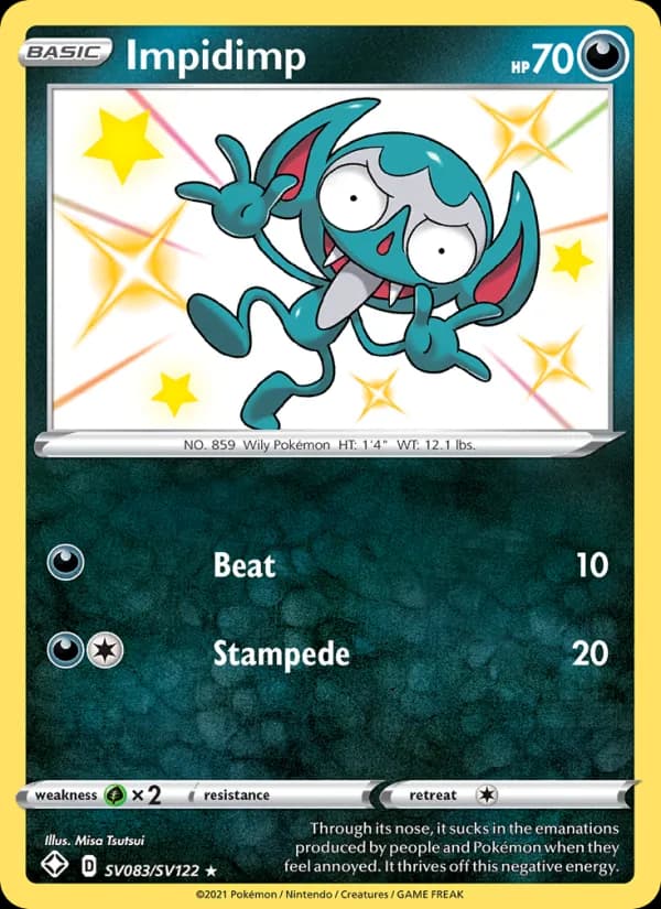 Impidimp — Shining Fates, Shiny rare